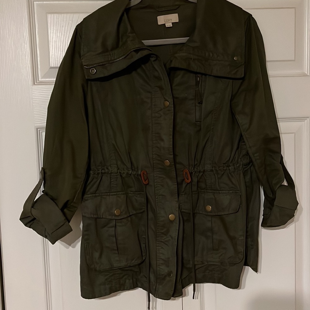 Olive Green Cargo Jacket
